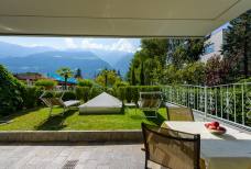 Familienresidence Tyrol - Terrasse der Ferienwohnung